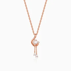 Rose Gold Carry Your Heart Pendant With Link Chain