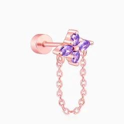 Rose Gold Cassia Ear Piercings