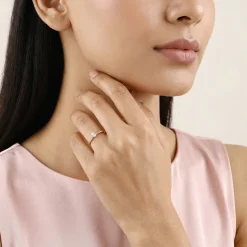 Rose Gold Celeste Oval Ring