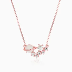 Rose Gold Celestial Love Necklace