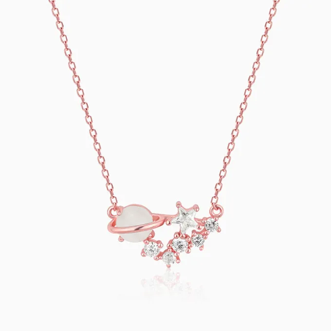 Rose Gold Celestial Love Necklace
