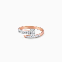 Rose Gold Celestial Whimsy Diamond Ring