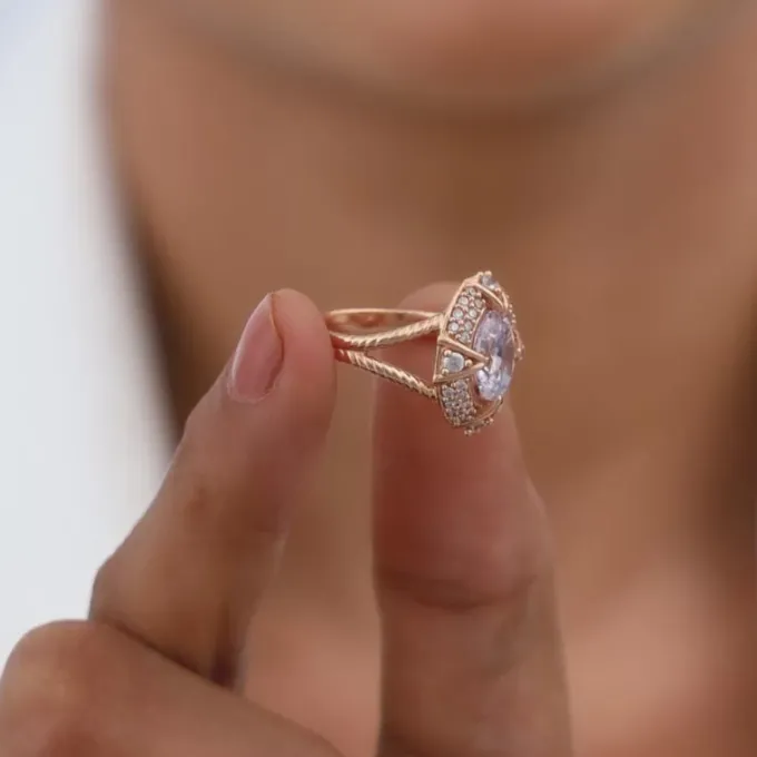Rose Gold Charmante Ring