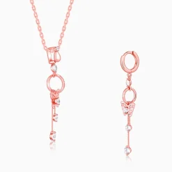 Rose Gold Charming Butterfly Set