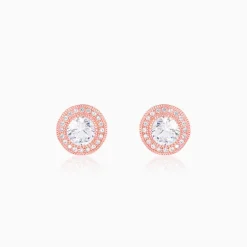 Rose Gold Charming Studs