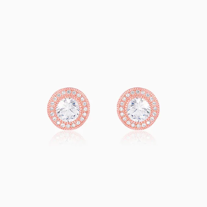 Rose Gold Charming Studs