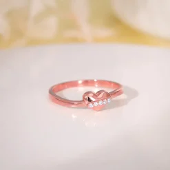 Rose Gold Cherished Sparkle Ring