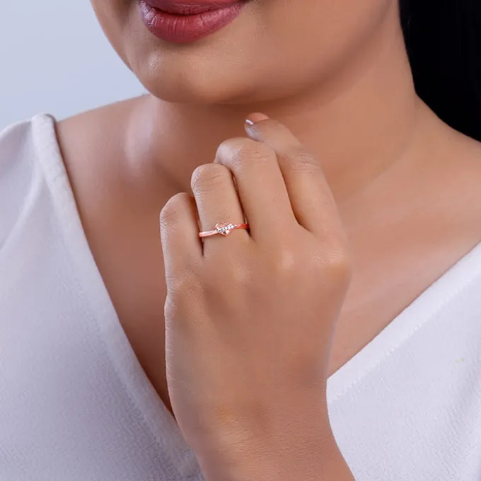 Rose Gold Cherished Sparkle Ring