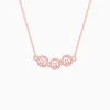 Rose Gold Circular Grace Necklace