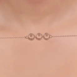 Rose Gold Circular Grace Necklace