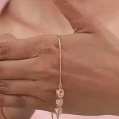 Rose Gold Circular Grace Bracelet