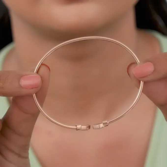 Rose Gold Classic Baguette Bracelet