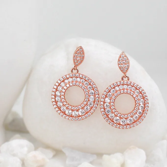 Rose Gold Classic Earrings