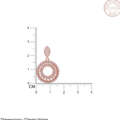 Rose Gold Classic Earrings