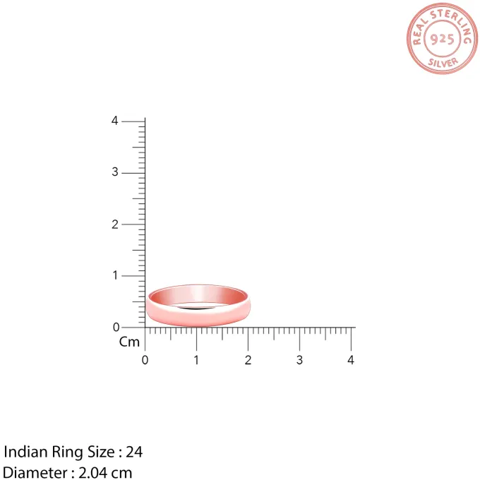 Rose Gold Classic Ring For Him