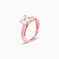 Rose Gold Classic Shimmering Ring