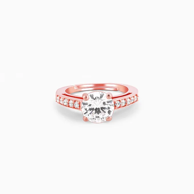 Rose Gold Classic Shimmering Ring