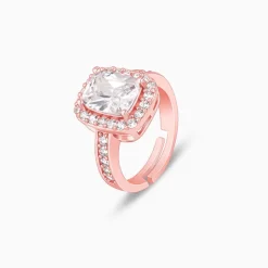 Rose Gold Classic Solitaire Ring