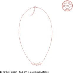 Rose Gold Classic Spark Necklace