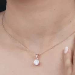 Rose Gold Classic Zircon Set