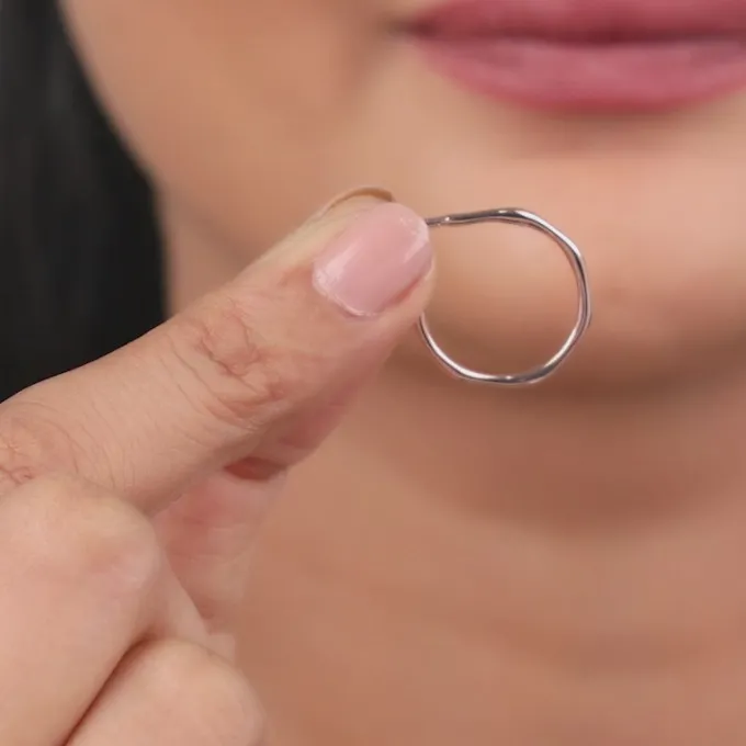 Rose Gold Classy Serene Hoops
