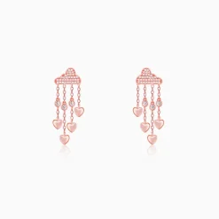 Rose Gold Cloud of Love Earrings