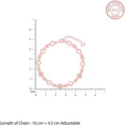 Rose Gold Clover Bracelet