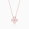 Rose Gold Clover Necklace