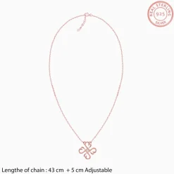 Rose Gold Clover Necklace