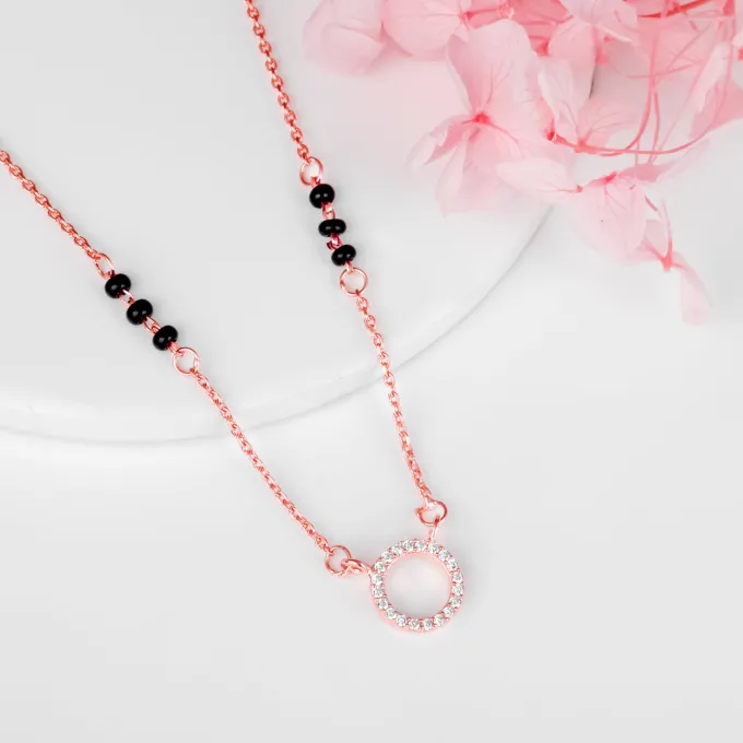Rose Gold Connected for Life Mangalsutra