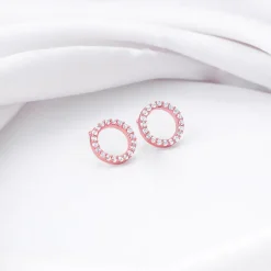 Rose Gold Connected for Life Earrings