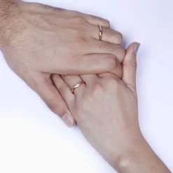Rose Gold Couple Goals Ring