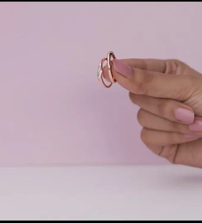 Rose Gold Couple Goals Ring