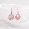 Rose Gold Crescent Affair Earrings