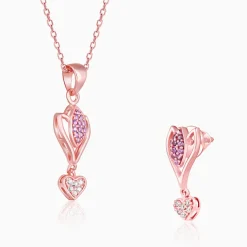 Rose Gold Crocus Grace Set