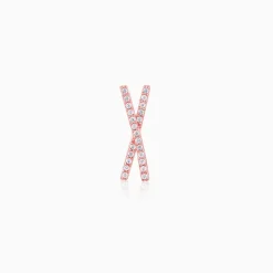 Rose Gold Cross Watch Band