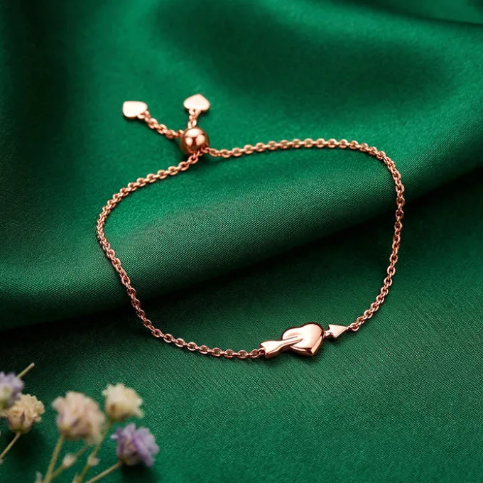 Rose Gold Cupid Bracelet
