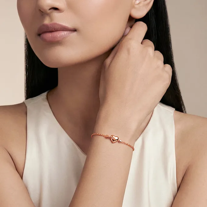 Rose Gold Cupid Bracelet