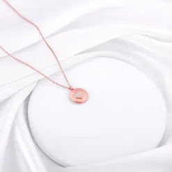 Rose Gold CustomEveryday Better Pendant With Link Chain