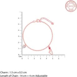 Rose Gold Cute Love Bracelet