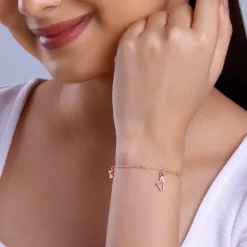 Rose Gold Cute Love Bracelet