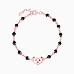 Rose Gold Cute Nazariya Boo Kids Bracelet (0 - 2Years)