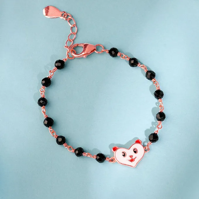 Rose Gold Cute Nazariya Boo Kids Bracelet (0 - 2Years)