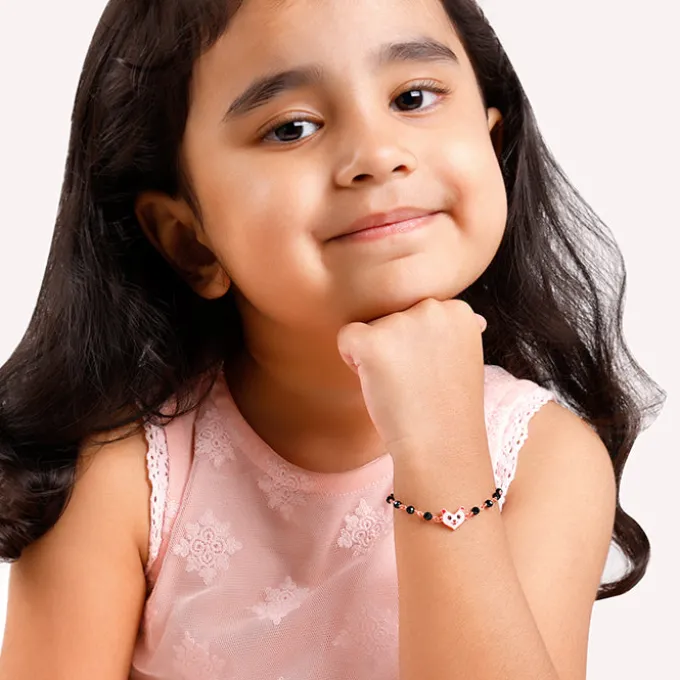 Rose Gold Cute Nazariya Boo Kids Bracelet (2 - 8Years)