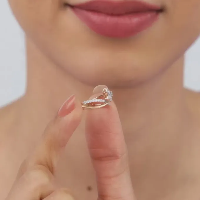Rose Gold Daisy Dream Diamond Ring
