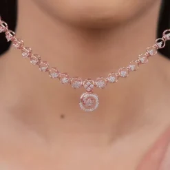 Rose Gold Daisy Necklace