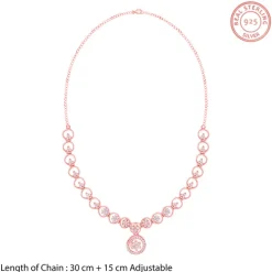 Rose Gold Daisy Necklace