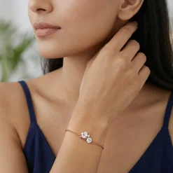 Rose Gold Dancing Queen Bracelet