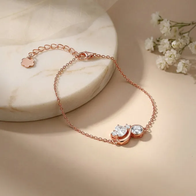 Rose Gold Dancing Queen Bracelet