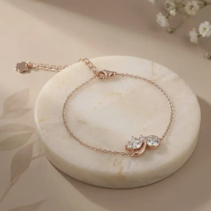 Rose Gold Dancing Queen Bracelet